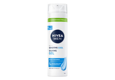 Skutimosi želė NIVEA MEN SENSITIVE COOL jautriai odai, 200 ml