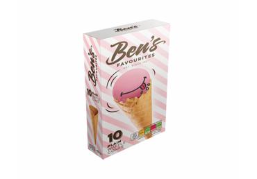 Вафельные рожки для мороженого BEN'S FAVOURITES, 125 г