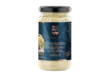 Trumų padažas su sūriu WELL DONE PREMIUM, 180 g