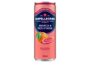 Gazuotas apelsinų, kaktusų vais. sulčių gėrimas SAN PELLEGRINO, 330 ml