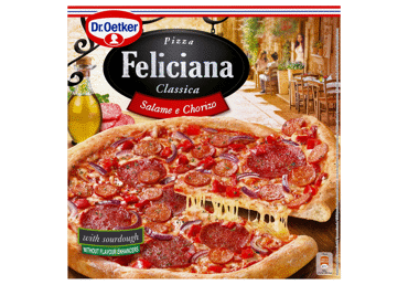 Šaldyta pica DR. OETKER FELICIANA SALAME E CHORIZO, 320 g