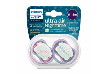 Naktinis čiulptukas mergaitėms PHILIPS AVENT, 6-18 mėn., 1 vnt.