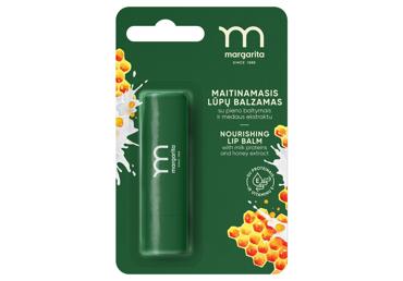 MARGARITA maitinamasis lūpų balzamas su pieno baltymais ir medaus ekstraktu 3,7 g