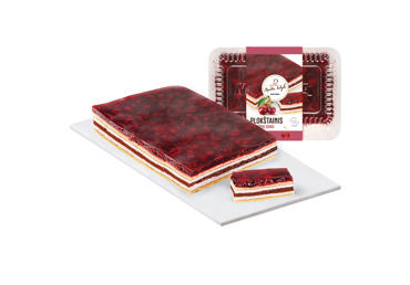 Flat cake with cherry filling, 1 kg