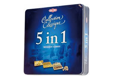 Stalo žaidimų rinkinys 5IN1, 1 vnt.
