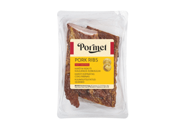 Hot smoked pork ribs PORMET, I r., 1 kg