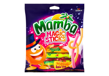 Жевательные конфеты MAMBA MAGIC STICKS, 140 г