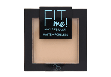 Kompaktinė pudra MAYBELLINE FIT ME, Nr. 105-NATURAL IVORY, 9 g