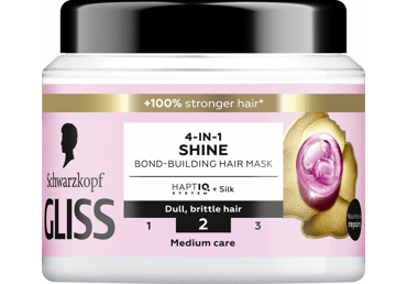 Маска для волос GLISS 4IN1 Shine, 400 мл