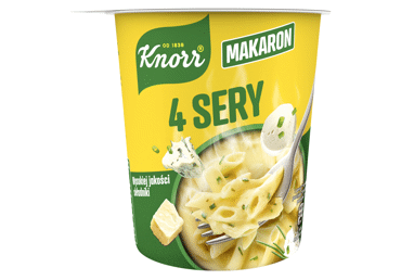 Instant noodles KNORR, four cheese flavor, 66 g