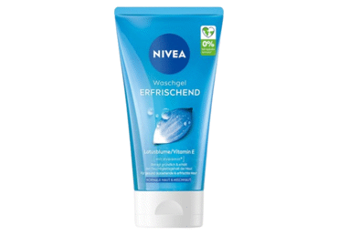 NIVEA gaivinamasis veido prausimo gelis normaliai ir mišriai odai, 150 ml