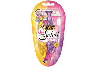 Moteriškas vienkartinis skustuvas BIC SOLEIL, 4 vnt., 4 vnt.