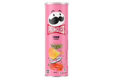Traškučiai PRINGLES, krabų skonio, 165 g