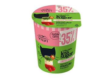 Jogurtas VILVI LESS SUGAR, brašk. mačios sk., 3,5 % rieb, 350 g