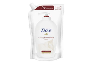 DOVE SILK liquid soap, refill, 500 ml