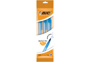 Tušinukai BIC ROUND STIC, mėlyni, 3 vnt., 3 vnt.