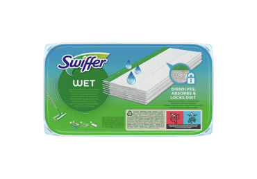 Šlapios šluostės SWIFFER, papildymas, 10vnt