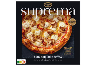 Frozen pizza DR. OETKER SUPREMA FUNGHI-RICOTTA, 525 g