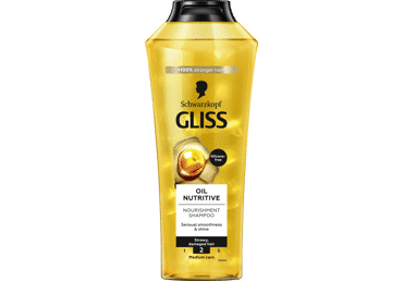 Plaukų šampūnas GLISS Oil Nutritive, 400 ml