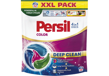 Skalbimo kapsulės "PERSIL DISCS Color" 42 skalbimai