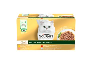 Konservuotas kačių ėdalas GOURMET GOLD, 340 g