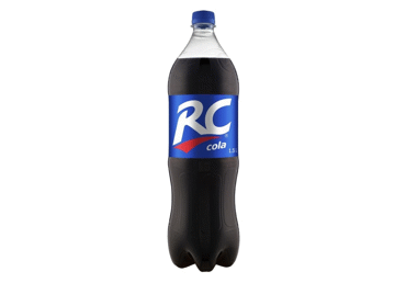 Sparkling flavored refreshing drink RC COLA, 1.5 l