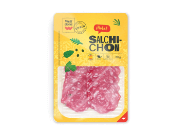 Vytinta pjaustyta SALCHICHON dešra WELL DONE, I r., 80 g