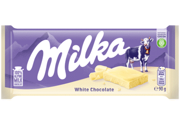 Baltasis šokoladas MILKA, 90 g
