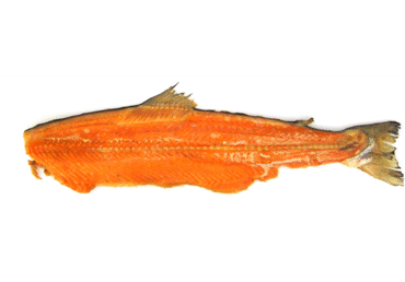 Karštai rūkytų atlantinių lašišų nugarkauliai, 1 kg
