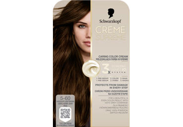 Plaukų dažai SK CREME SUPREME 5-60, 1 vnt.