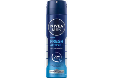 NIVEA Fresh Active purškiamasis antiperspirantas vyrams, 150 ml