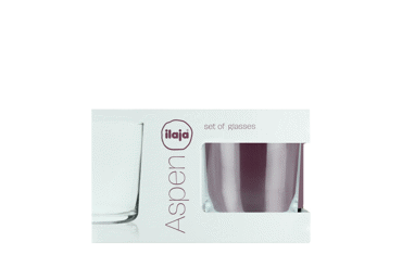Stiklinė ILAJA Aspen  360ml, 4vnt