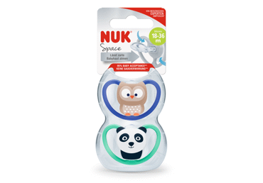 Čiulptukas NUK SPACE 3SI, 2 vnt.