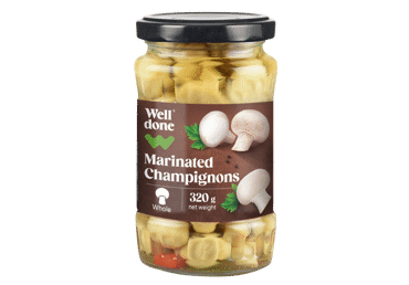 Marinated mushrooms WELL DONE, 320 g