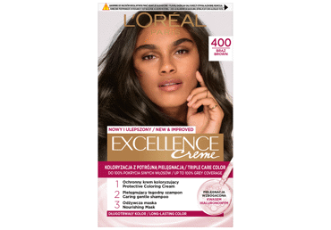 Plaukų dažai L'OREAL EXCELLENCE CREME, Nr. 400, 1 vnt.