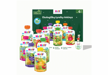 Ekologiškų tyrelių rinkinys HiPP, nuo 6 mėn. 