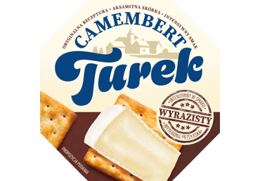 Pelėsinis sūris TUREK CAMEMBERT, intensyvaus sk., 60 % rieb., 120 g