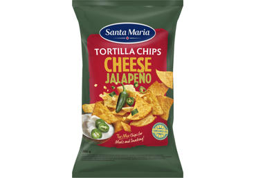 Kukurūzų traškučiai SANTA MARIA TEX MEX su Chalapos paprik., 185 g