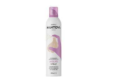 Spray extra virgin olive oil MANTOVA, garlic flavor, 200 ml