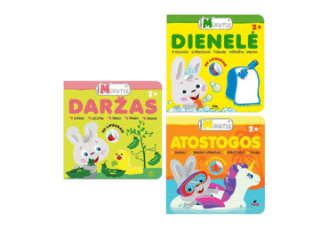 Knyga KIŠKUTIS MIKUTIS. ATOSTOGOS. DARŽAS. DIENELĖ, 1 vnt.