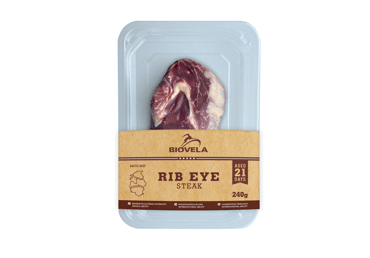 Aged beef entrecote steak RIB EYE boneless, 240 g