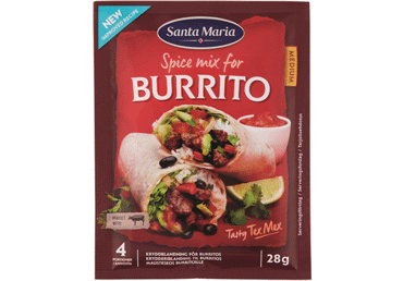 Burrito spice mix SANTA MARIA TEX MEX, 28 g
