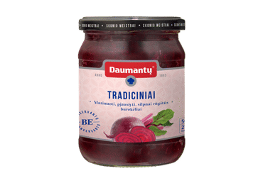DAUMANTŲ TRADICINIAI marinuoti burokėliai, 500 g