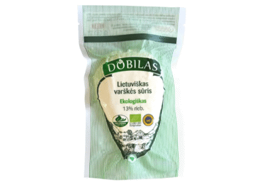Ekologiškas varškės sūris DOBILAS, 13 % rieb., 1 kg