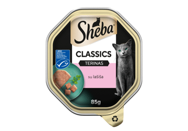Консервированный корм для кошек SHEBA с лососем, 85 г