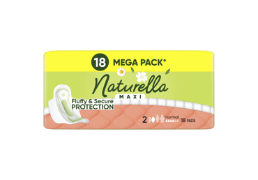 Гигиенические прокладки NATURELLA Maxi Normal, S2, 18 шт.