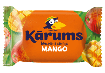Varškės sūrelis KARUMS su mangais, 21,3 % rieb., 45 g