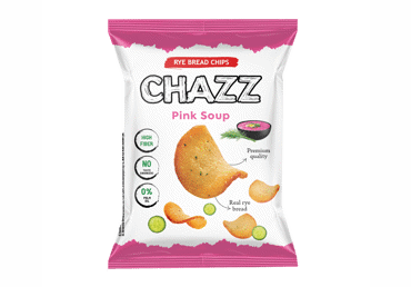 Bread chips CHAZZ, cold beet soup flavor, 100 g