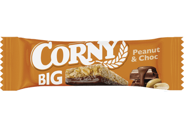 Javainių batonėlis CORNY BIG, žemės riešutų skonio, 50 g