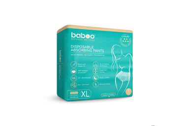 Vienk.suger.keln.BABOO, XL dydis, 5vnt